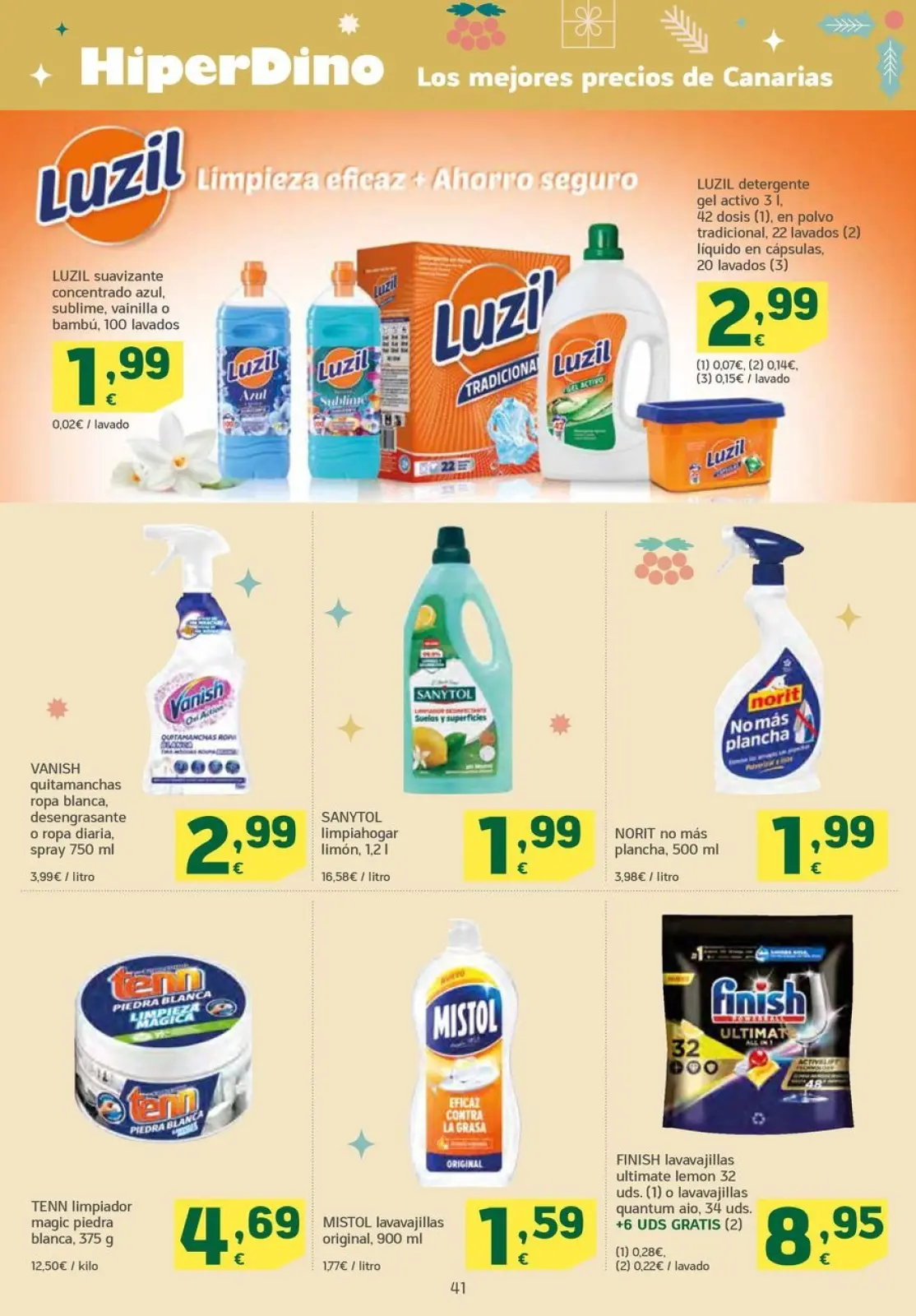 Page 41 dans Nouvelles offres chez HiperDino Espagne