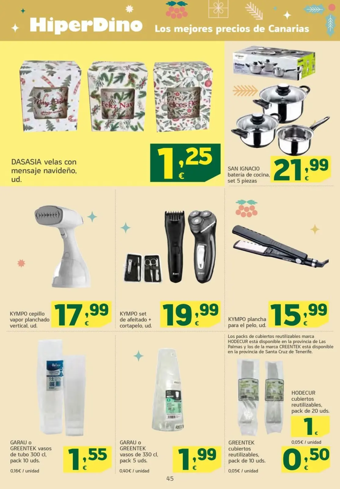 Page 45 dans Nouvelles offres chez HiperDino Espagne