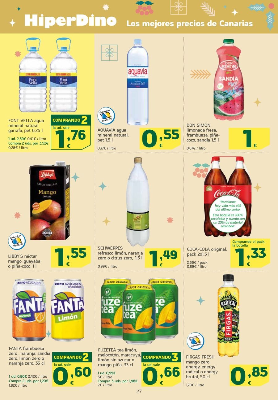 Ofertas de HiperDino España de 4 a 17 diciembre 2025 Nuevas ofertas