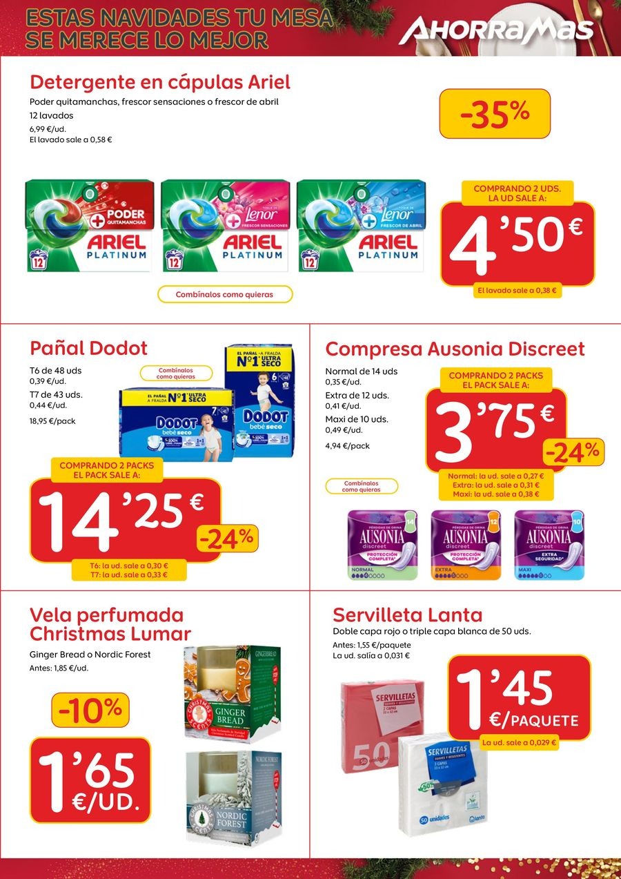 Ofertas de Ahorramas España de 11 a 17 diciembre 2025 Folleto de ofertas Navidad