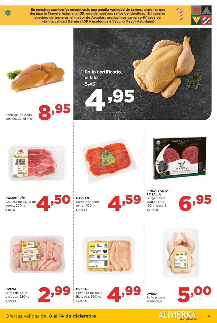 Ofertas de ‎Alimerka Supermercados‎ España de 8 a 14 diciembre 2025 Nuevas ofertas