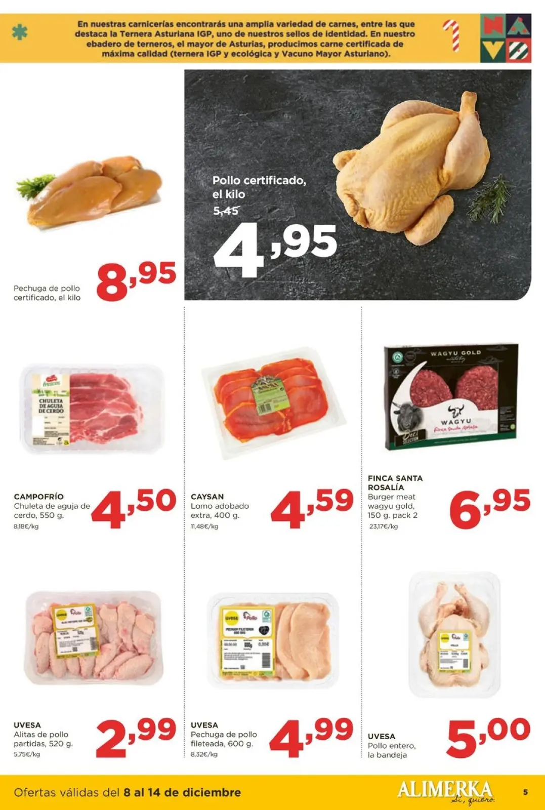 Page 5 dans Nouvelles offres chez ‎Supermarchés Alimerka‎ Espagne