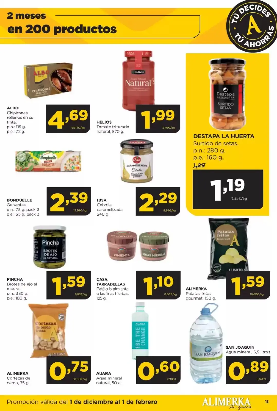 Page 28 in Offers brochure You decide you save at Alimerka Supermarkets Spain