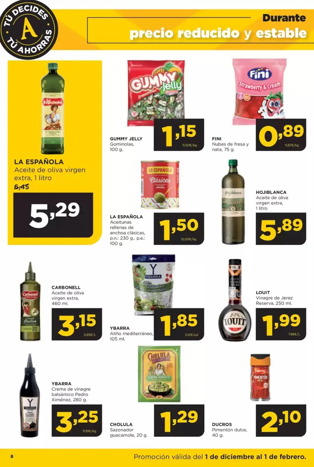 Page 25 in Offers brochure You decide you save at Alimerka Supermarkets Spain