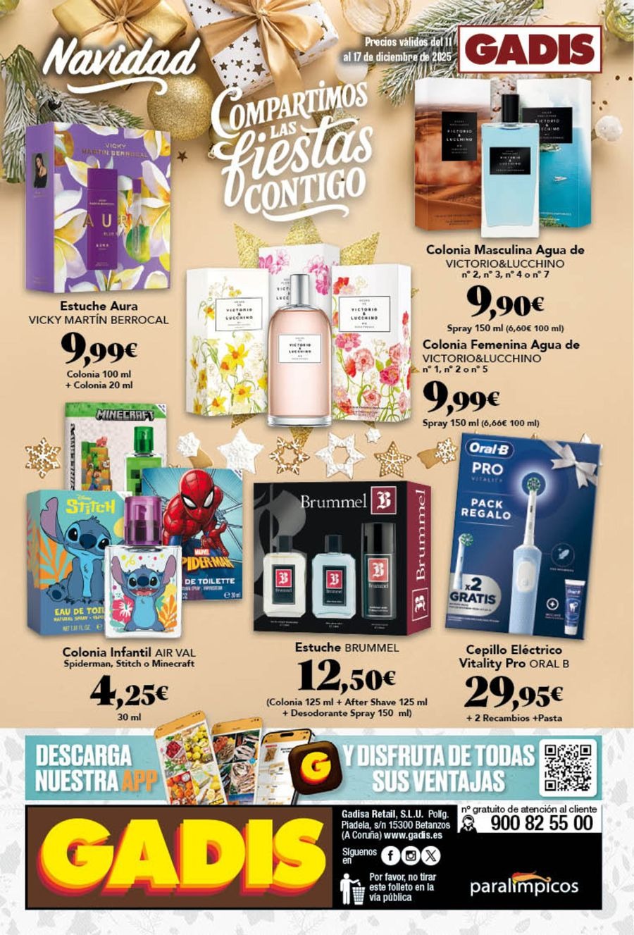 Ofertas de GADIS supermercado España de 11 a 17 diciembre 2025 Nuevos precios