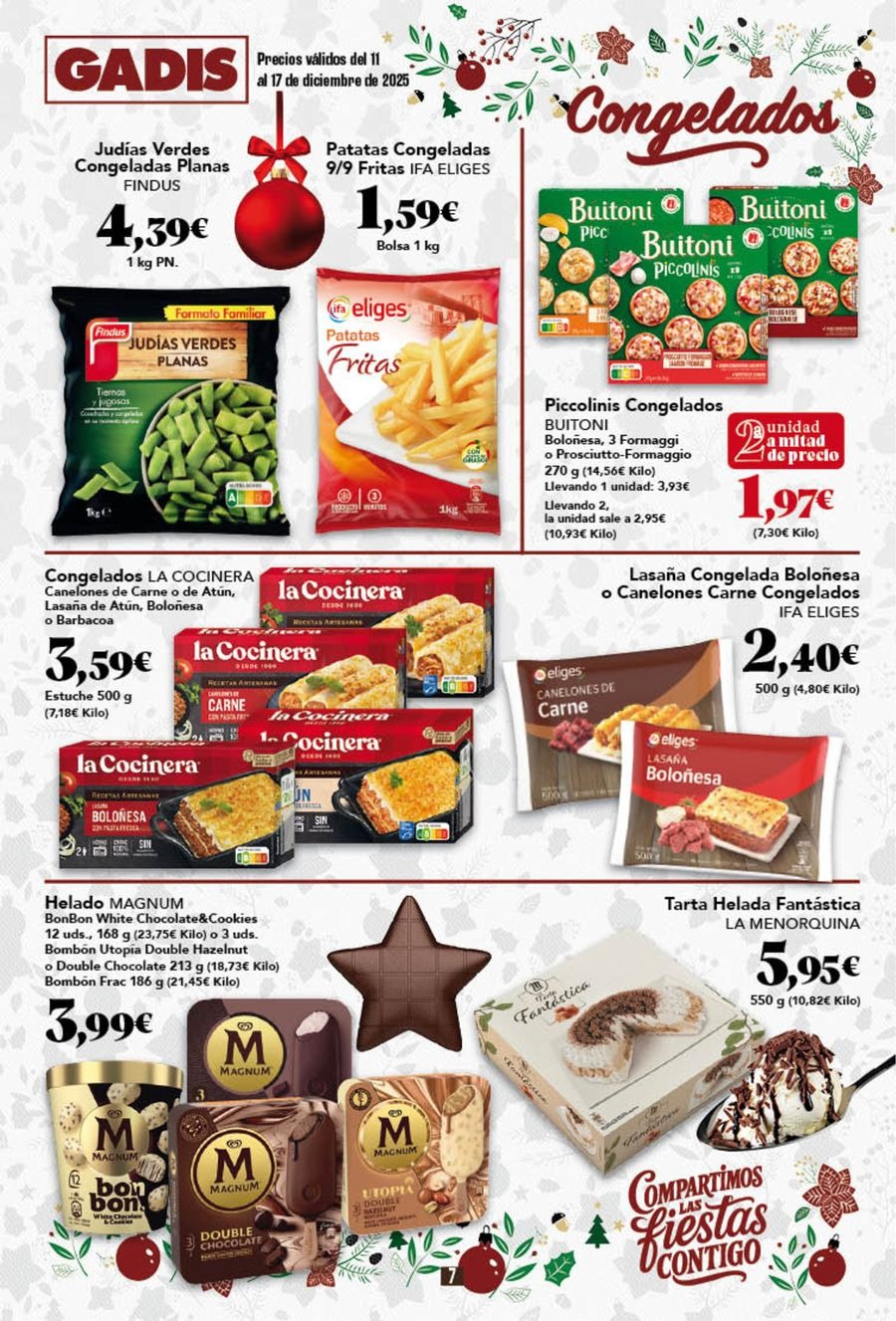 Ofertas de GADIS supermercado España de 11 a 17 diciembre 2025 Nuevos precios