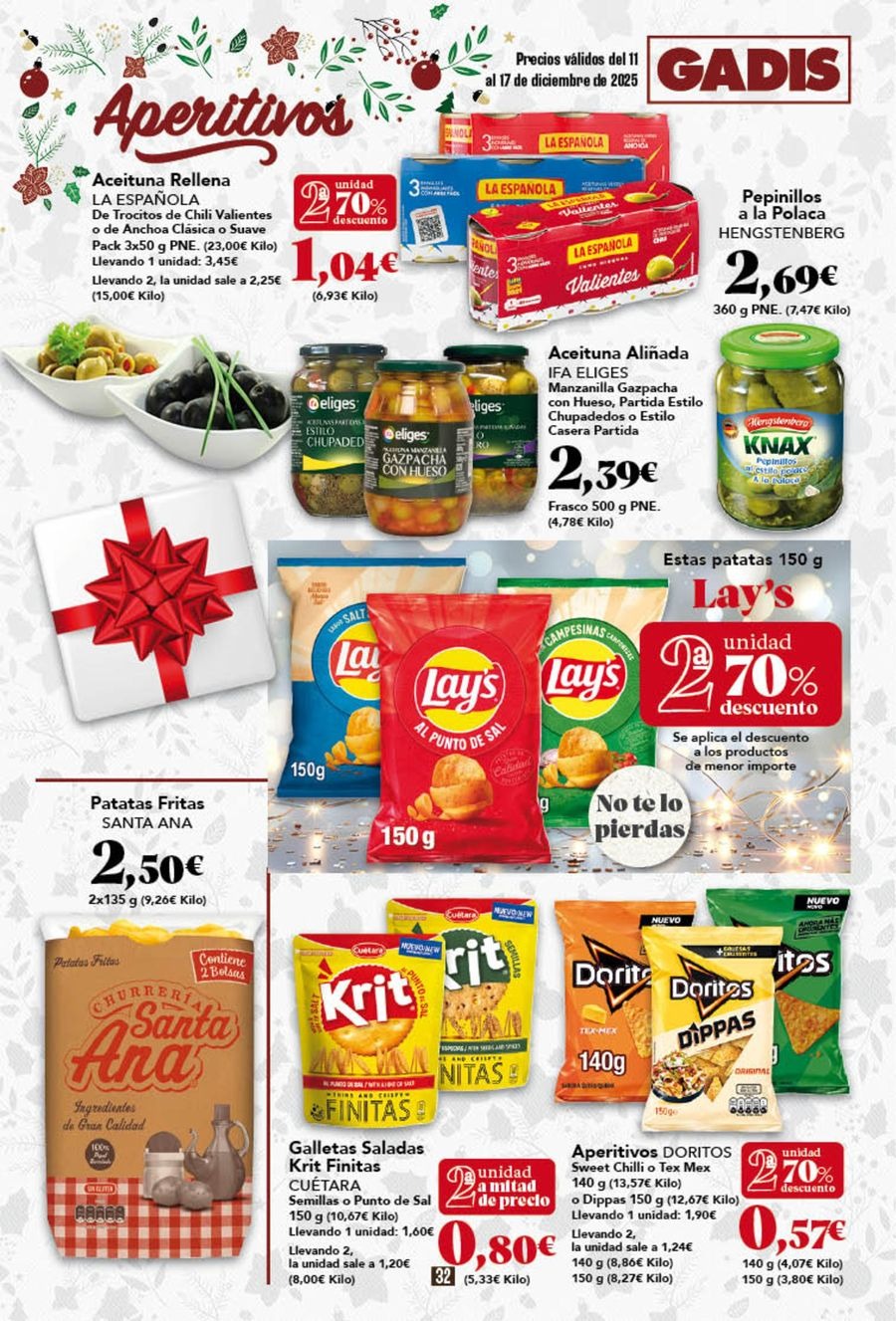 Ofertas de GADIS supermercado España de 11 a 17 diciembre 2025 Nuevos precios