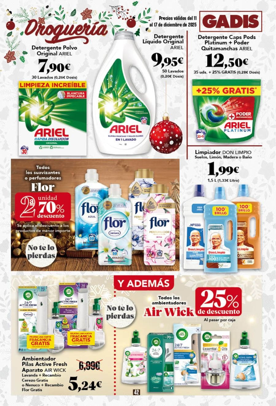 Ofertas de GADIS supermercado España de 11 a 17 diciembre 2025 Nuevos precios