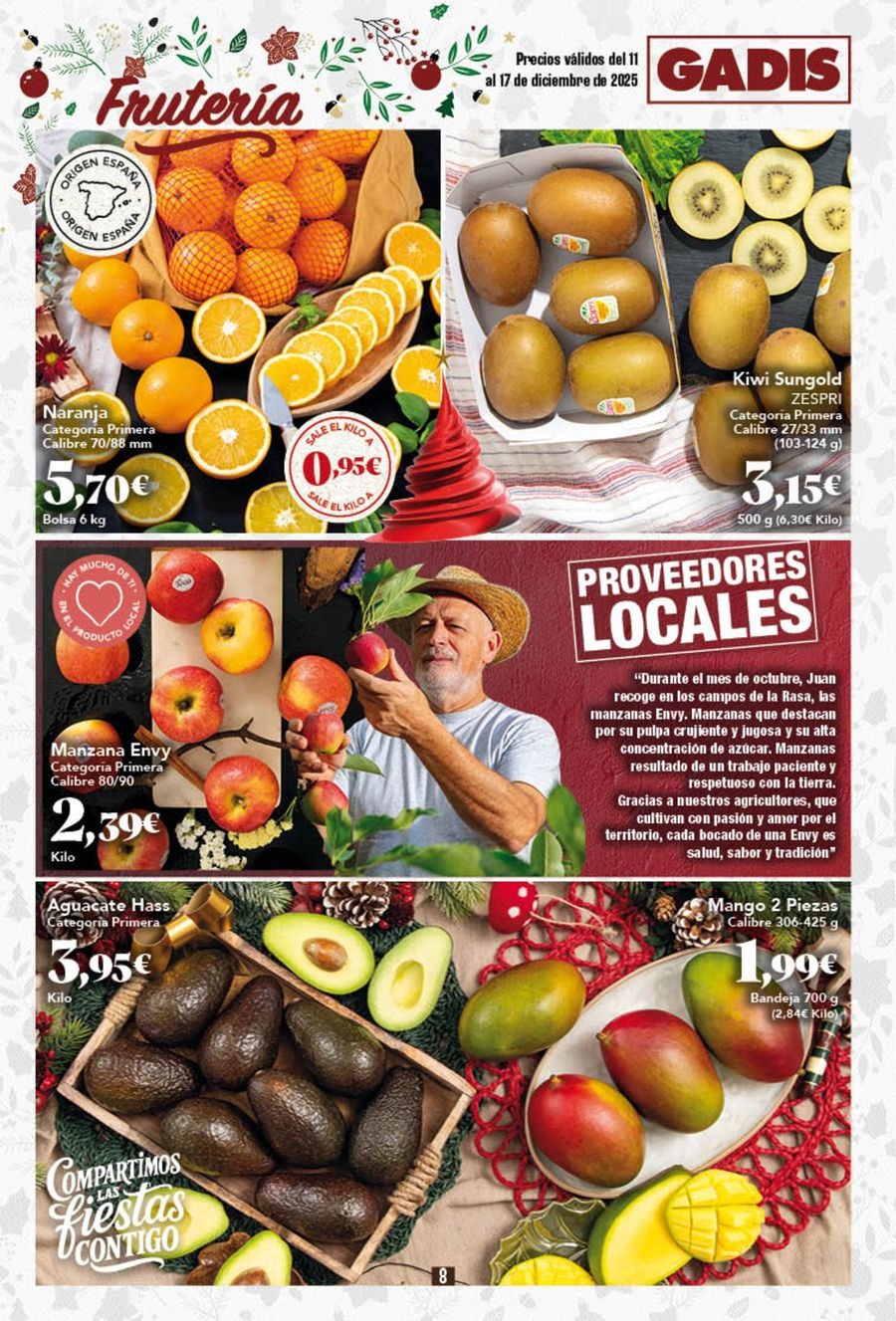 Ofertas de GADIS supermercado España de 11 a 17 diciembre 2025 Nuevos precios