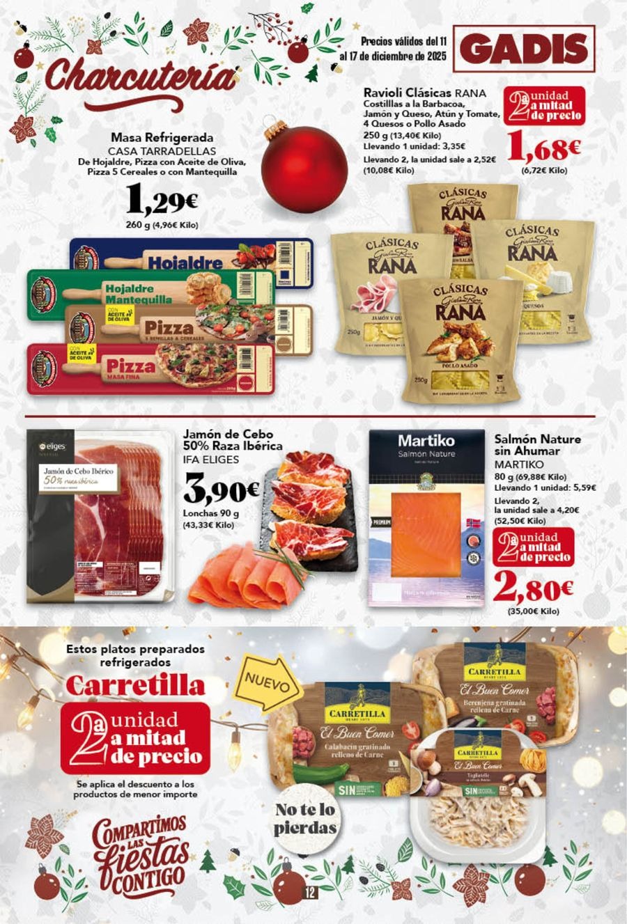 Ofertas de GADIS supermercado España de 11 a 17 diciembre 2025 Nuevos precios