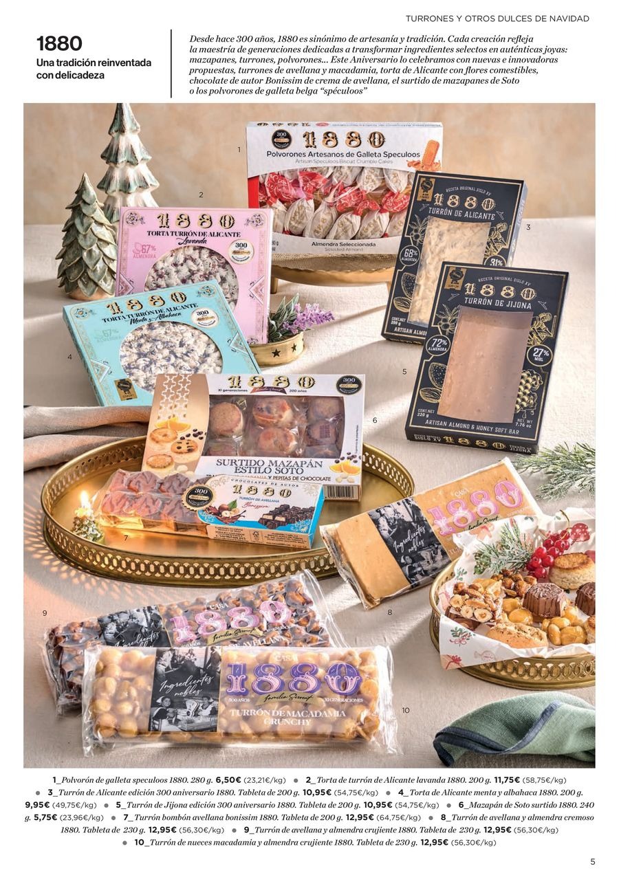 Ofertas de Hipercor España de 20 noviembre a 5 enero 2026 Ofertas de Dulces de Navidad