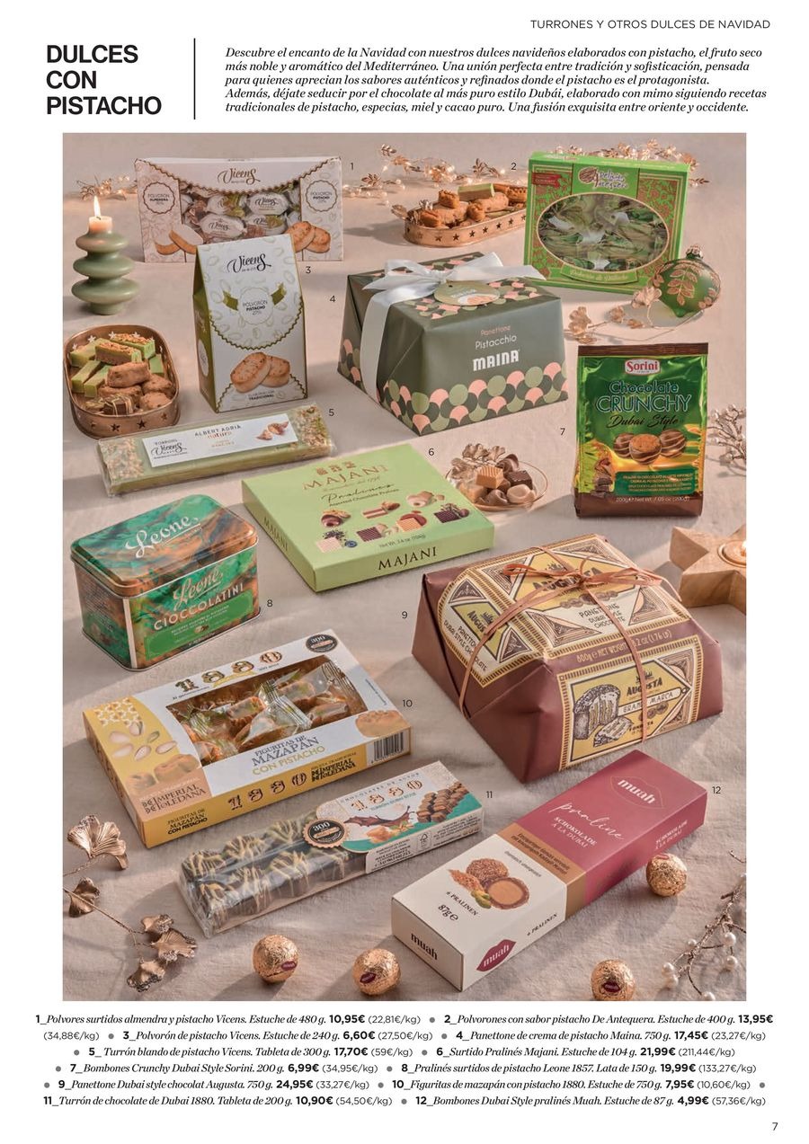 Ofertas de Hipercor España de 20 noviembre a 5 enero 2026 Ofertas de Dulces de Navidad