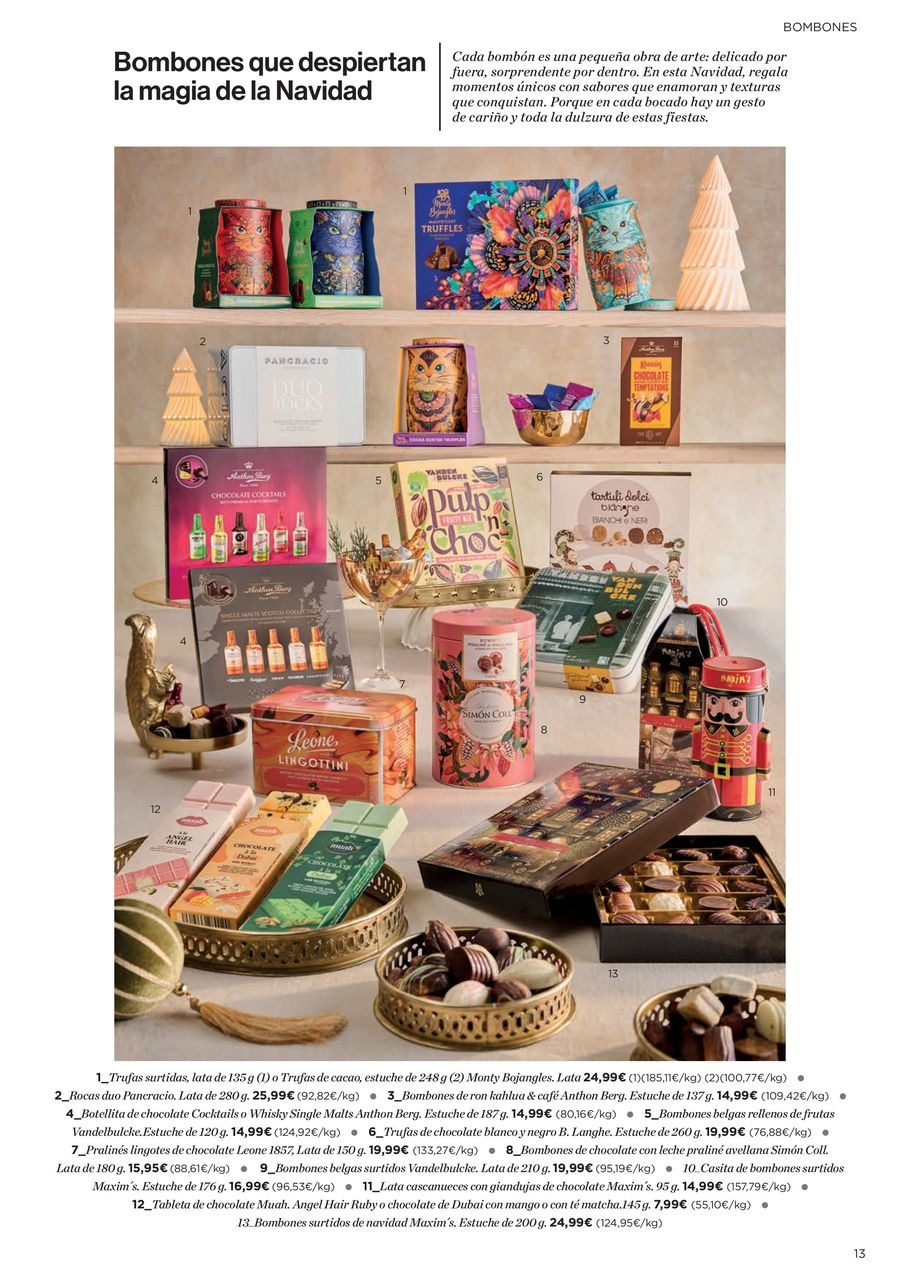 Ofertas de Hipercor España de 20 noviembre a 5 enero 2026 Ofertas de Dulces de Navidad