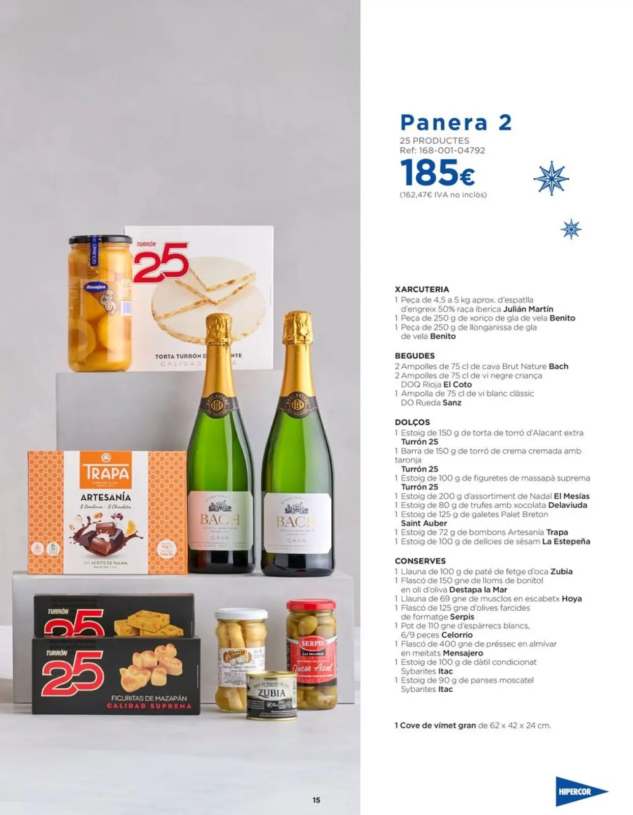 Page 15 dans Offres de Paniers et Lots chez Hipercor Espagne