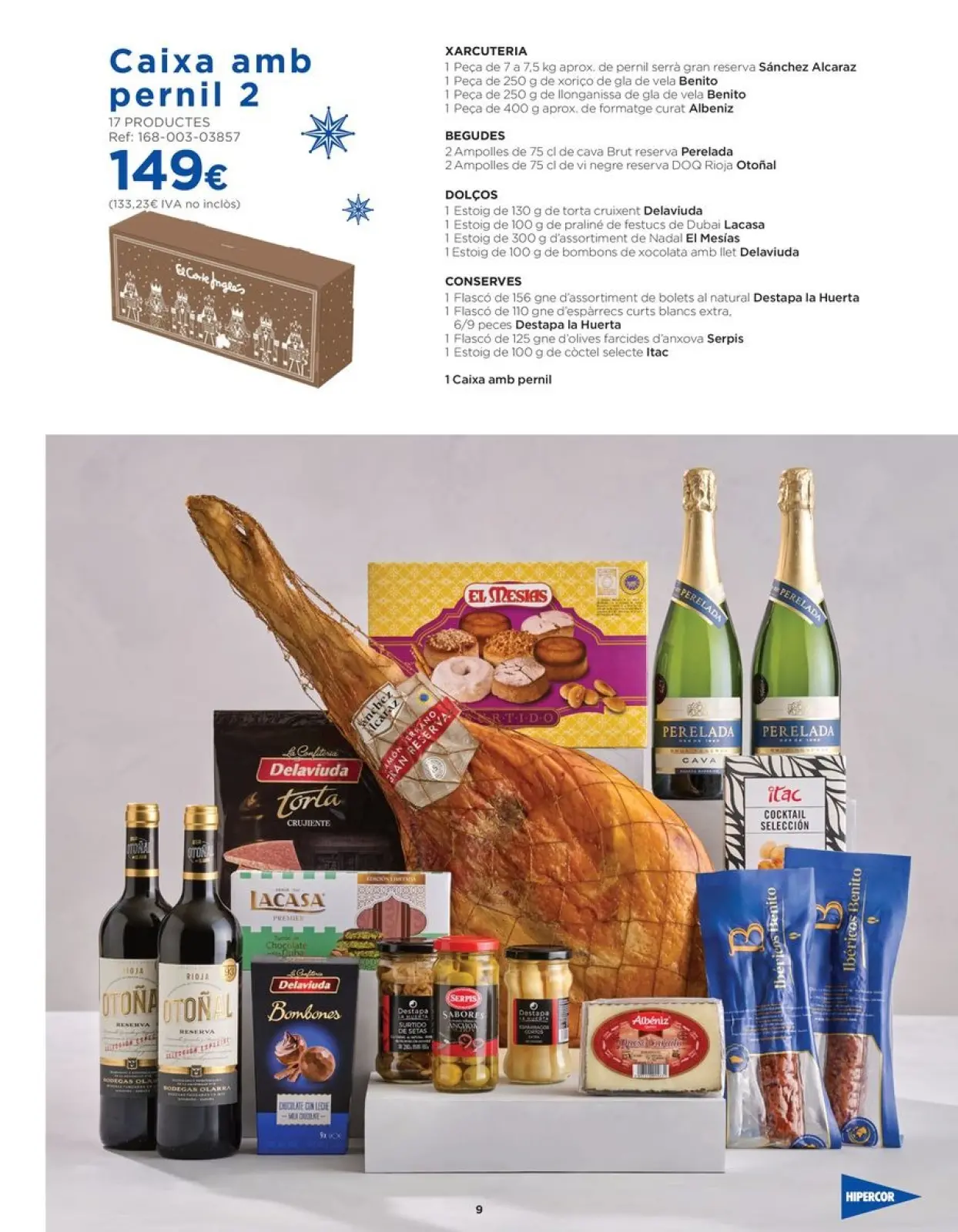 Page 9 dans Offres de Paniers et Lots chez Hipercor Espagne