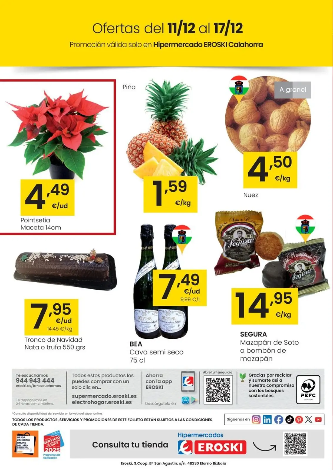 Page 4 dans Brochure des offres de Noël | Calahorra chez Eroski Espagne