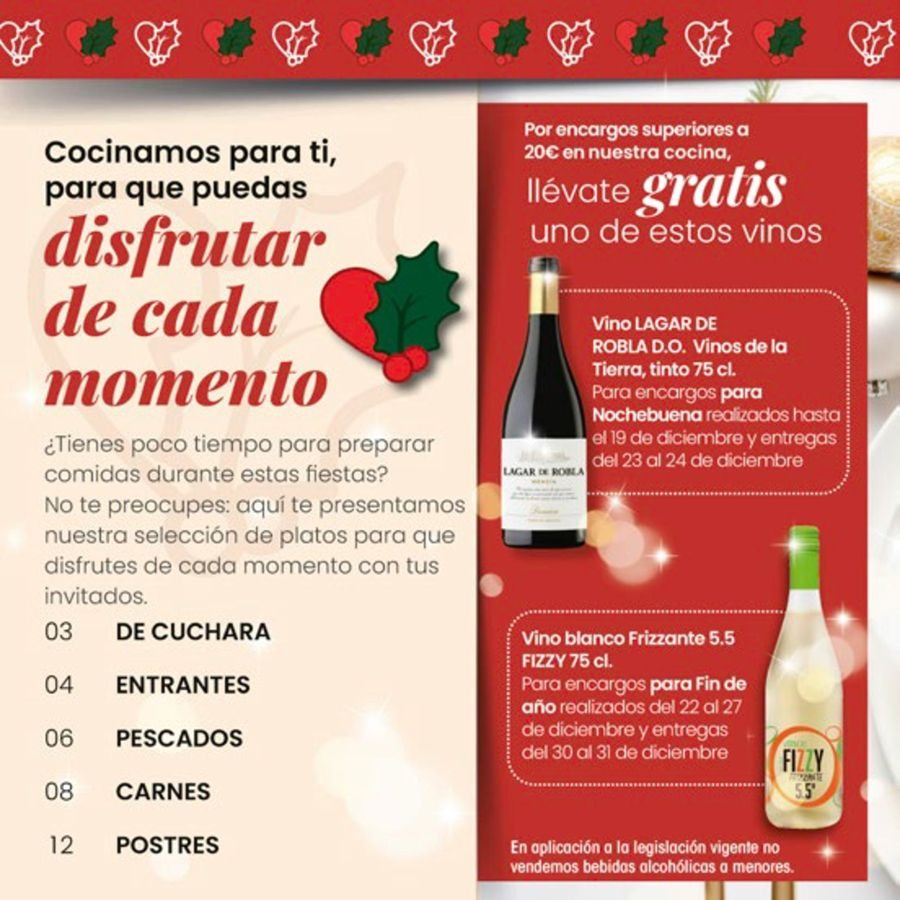 Ofertas de Eroski España de 1 a 31 diciembre 2025 Ofertas de comidas preparadas