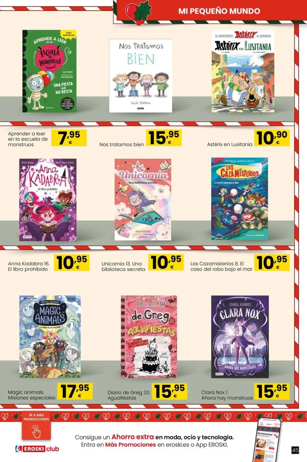 Page 45 dans Offres de jeux de Noël chez Eroski Espagne