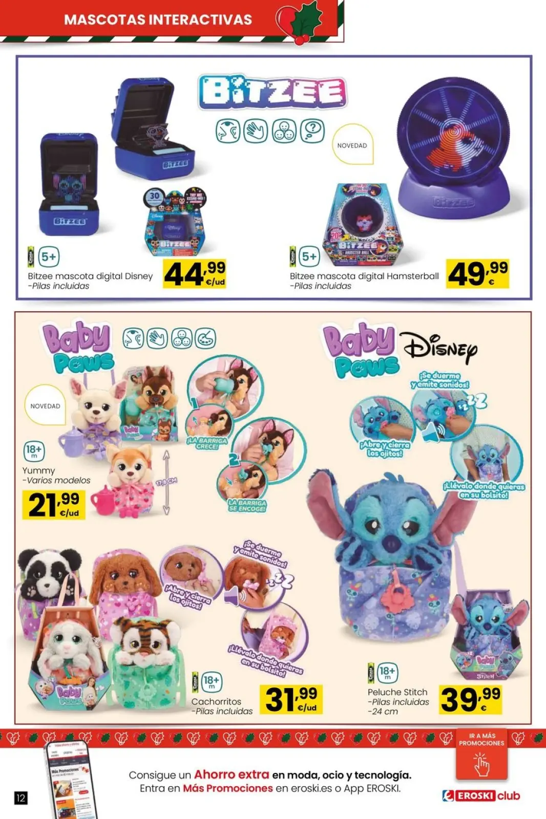 Page 12 dans Offres de jeux de Noël chez Eroski Espagne