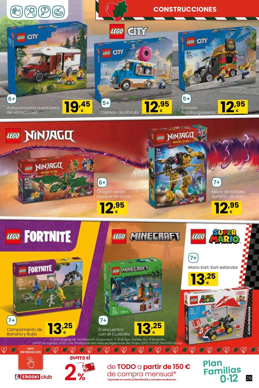 Ofertas de Eroski España de 6 noviembre a 6 enero 2026 Ofertas de Juguetes de Navidad