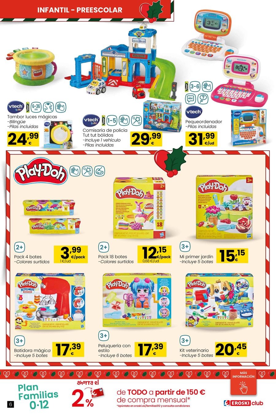 Ofertas de Eroski España de 6 noviembre a 6 enero 2026 Ofertas de Juguetes de Navidad