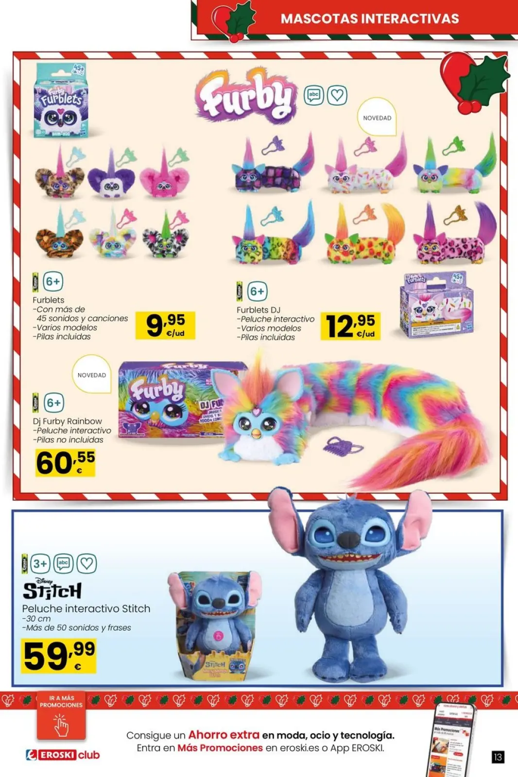 Page 13 dans Offres de jeux de Noël chez Eroski Espagne