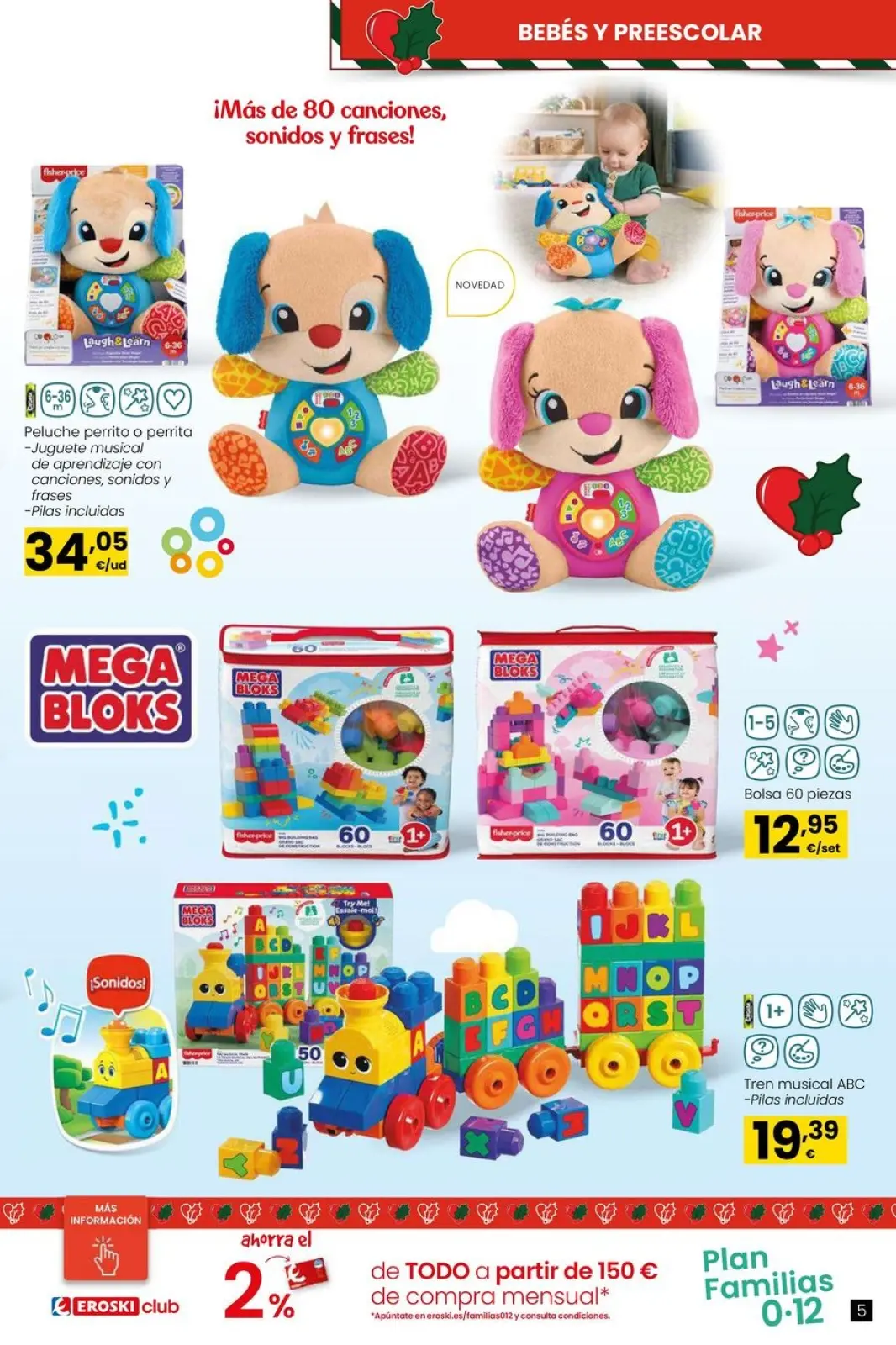 Page 5 dans Offres de jeux de Noël chez Eroski Espagne