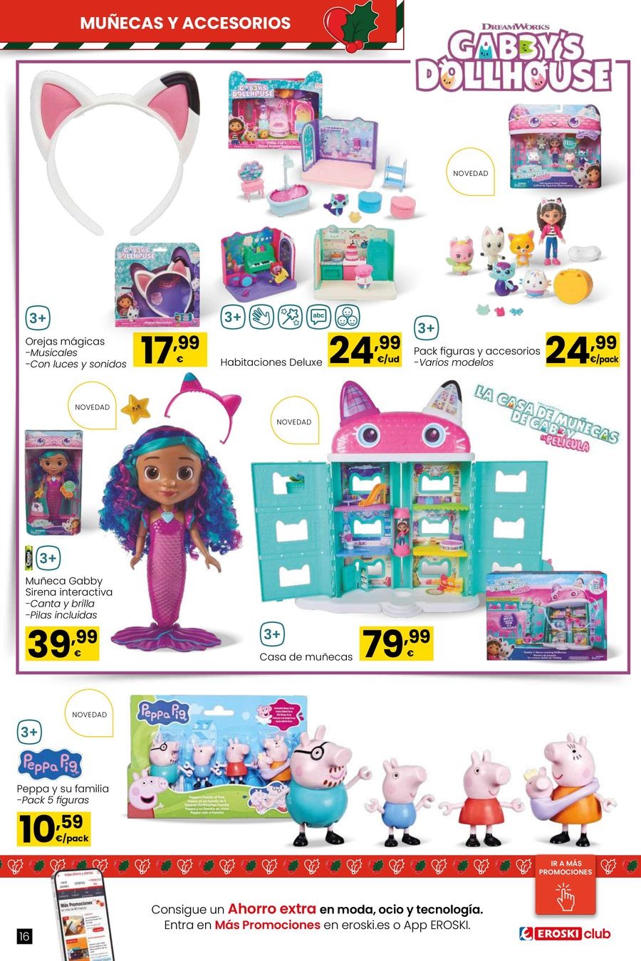 Ofertas de Eroski España de 6 noviembre a 6 enero 2026 Ofertas de Juguetes de Navidad
