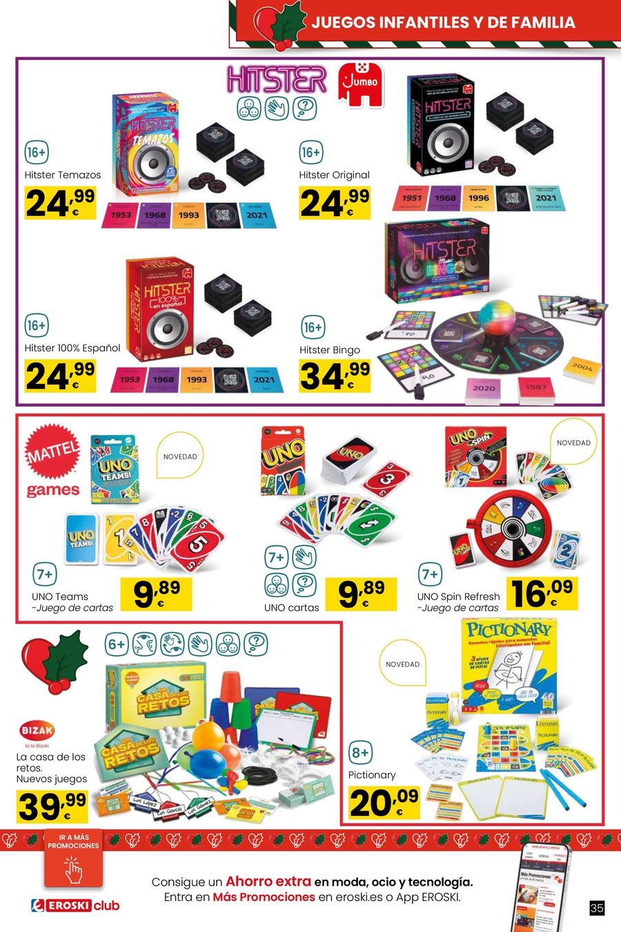 Ofertas de Eroski España de 6 noviembre a 6 enero 2026 Ofertas de Juguetes de Navidad