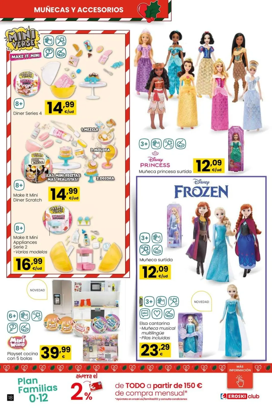 Page 18 dans Offres de jeux de Noël chez Eroski Espagne