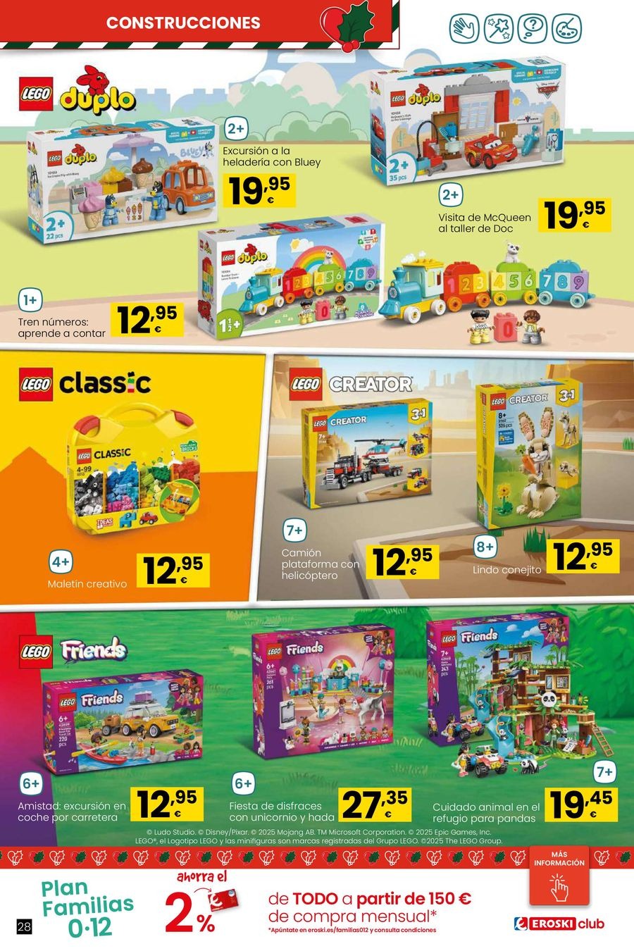 Ofertas de Eroski España de 6 noviembre a 6 enero 2026 Ofertas de Juguetes de Navidad
