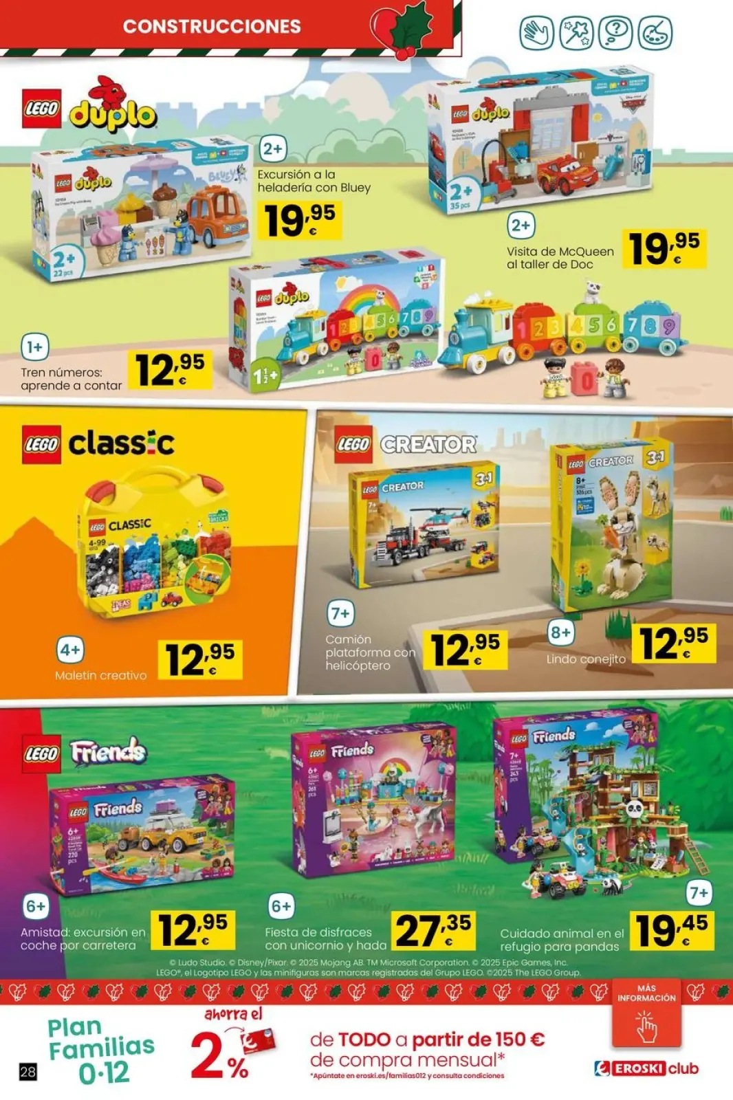 Page 28 dans Offres de jeux de Noël chez Eroski Espagne