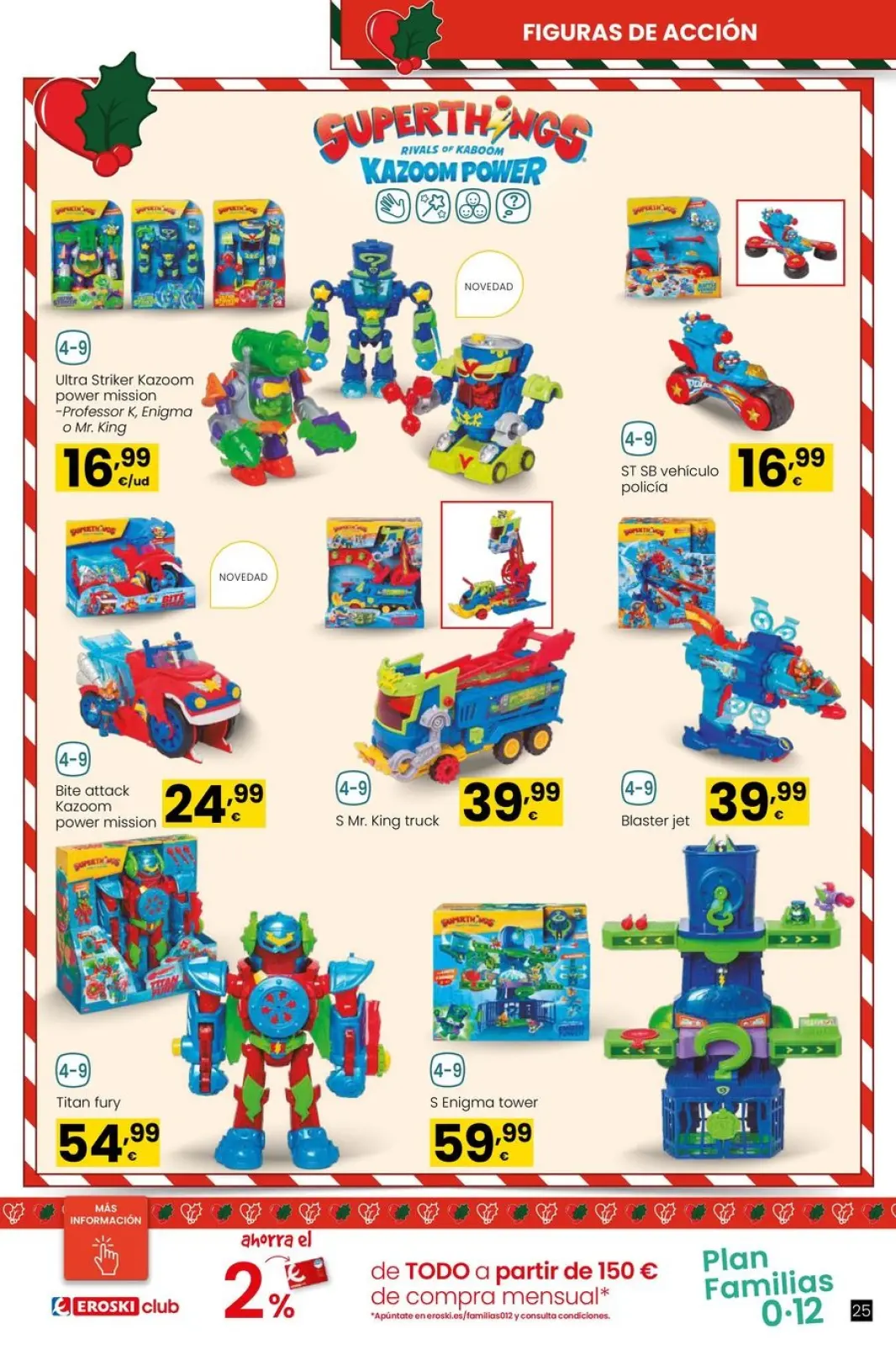 Page 25 dans Offres de jeux de Noël chez Eroski Espagne