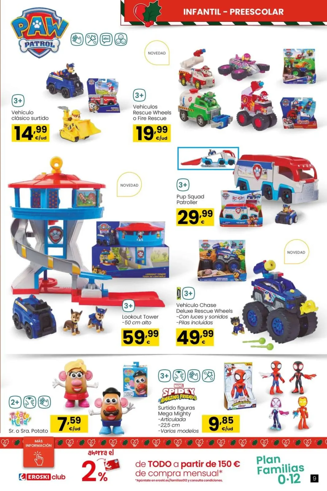 Page 9 dans Offres de jeux de Noël chez Eroski Espagne