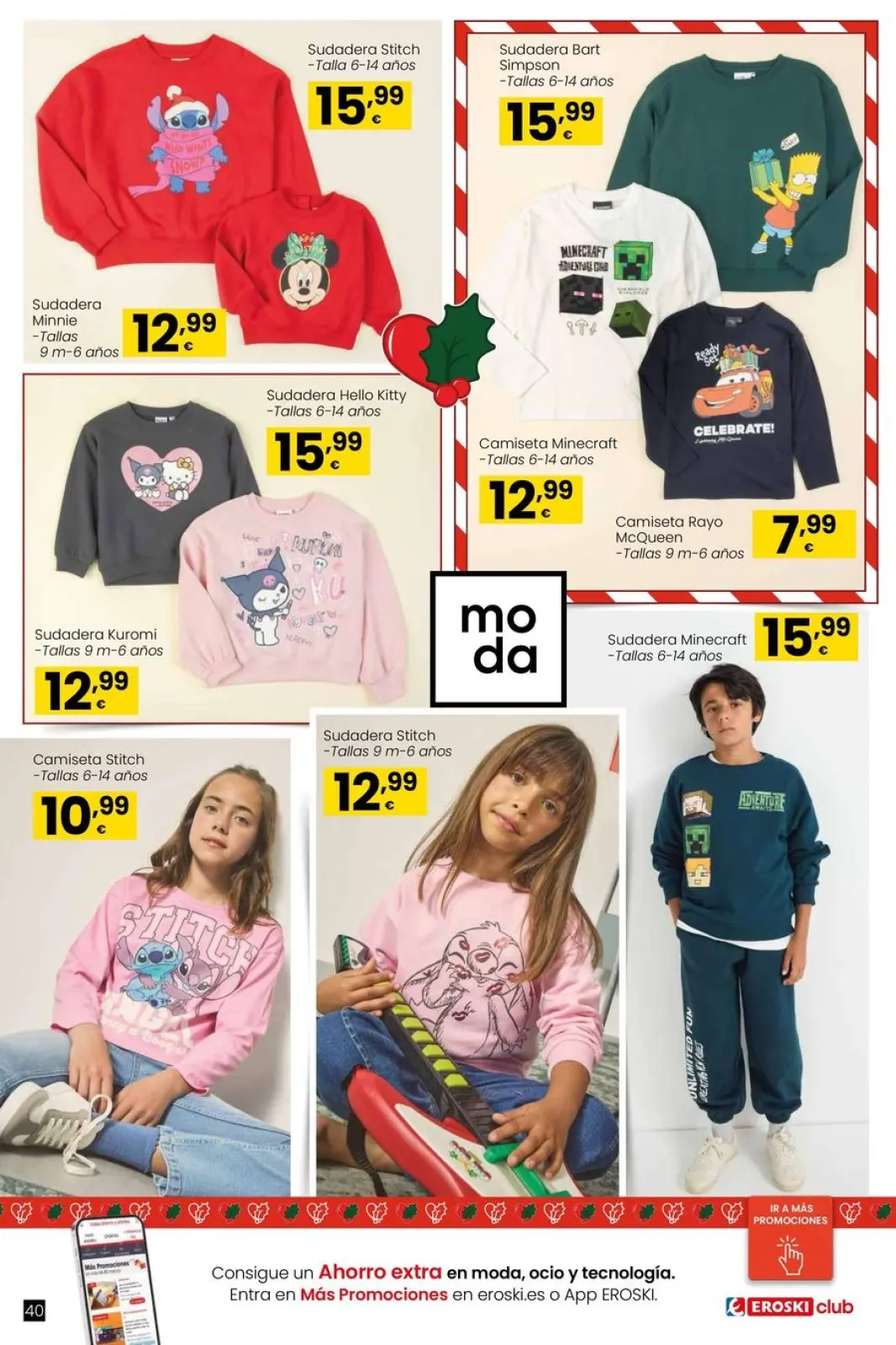 Page 40 dans Offres de jeux de Noël chez Eroski Espagne