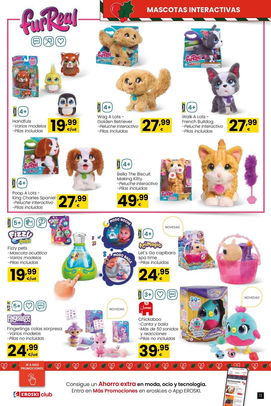 Ofertas de Eroski España de 6 noviembre a 6 enero 2026 Ofertas de Juguetes de Navidad