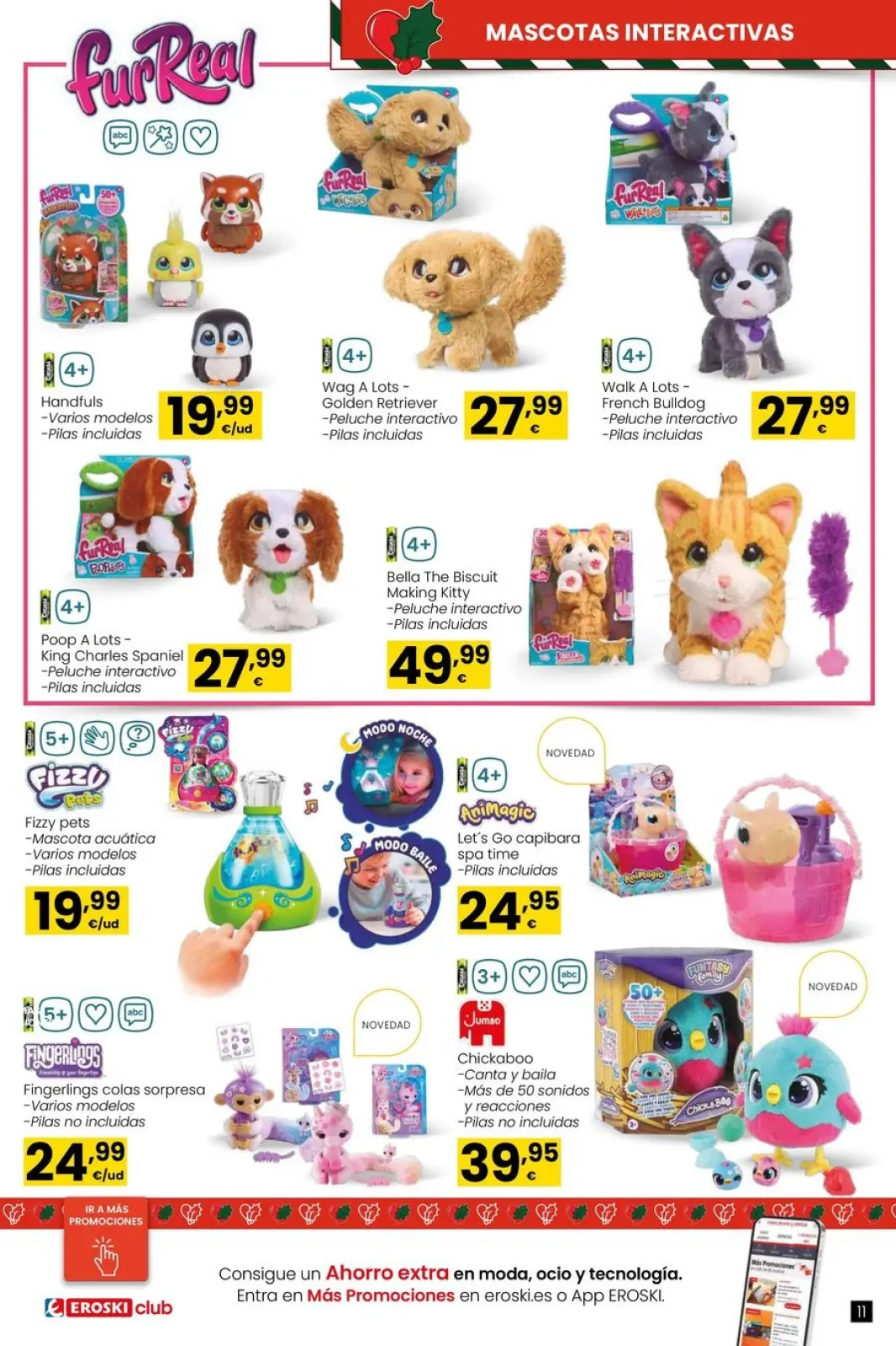 Page 11 dans Offres de jeux de Noël chez Eroski Espagne