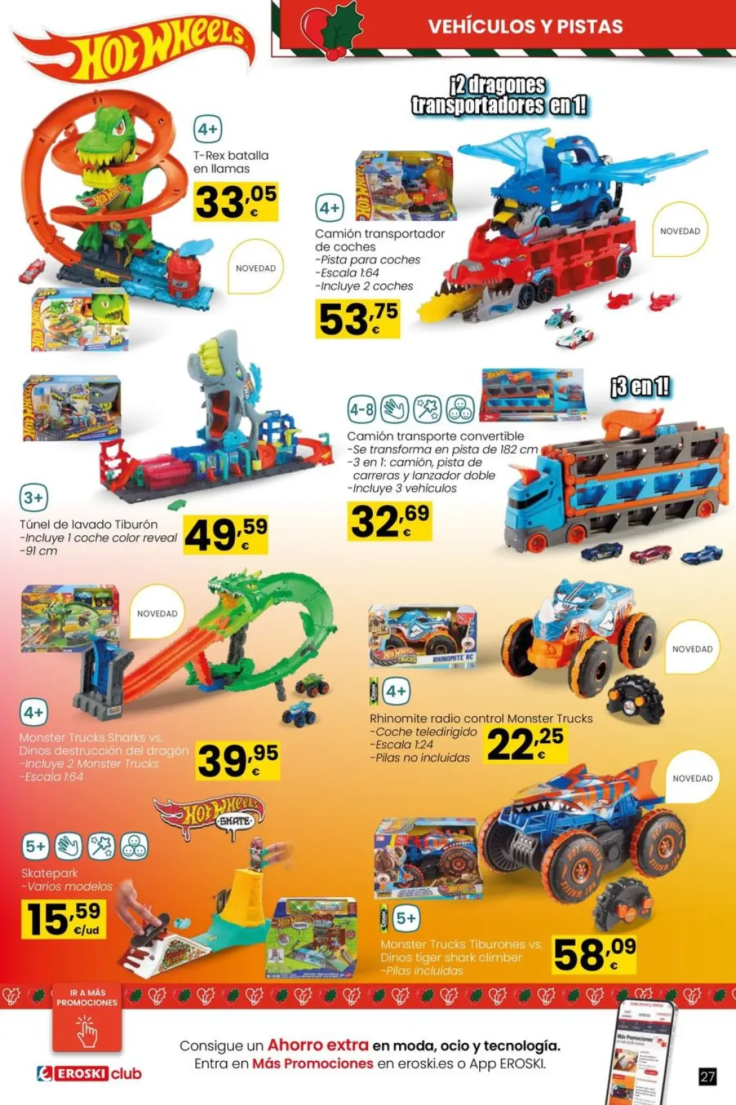 Page 27 dans Offres de jeux de Noël chez Eroski Espagne