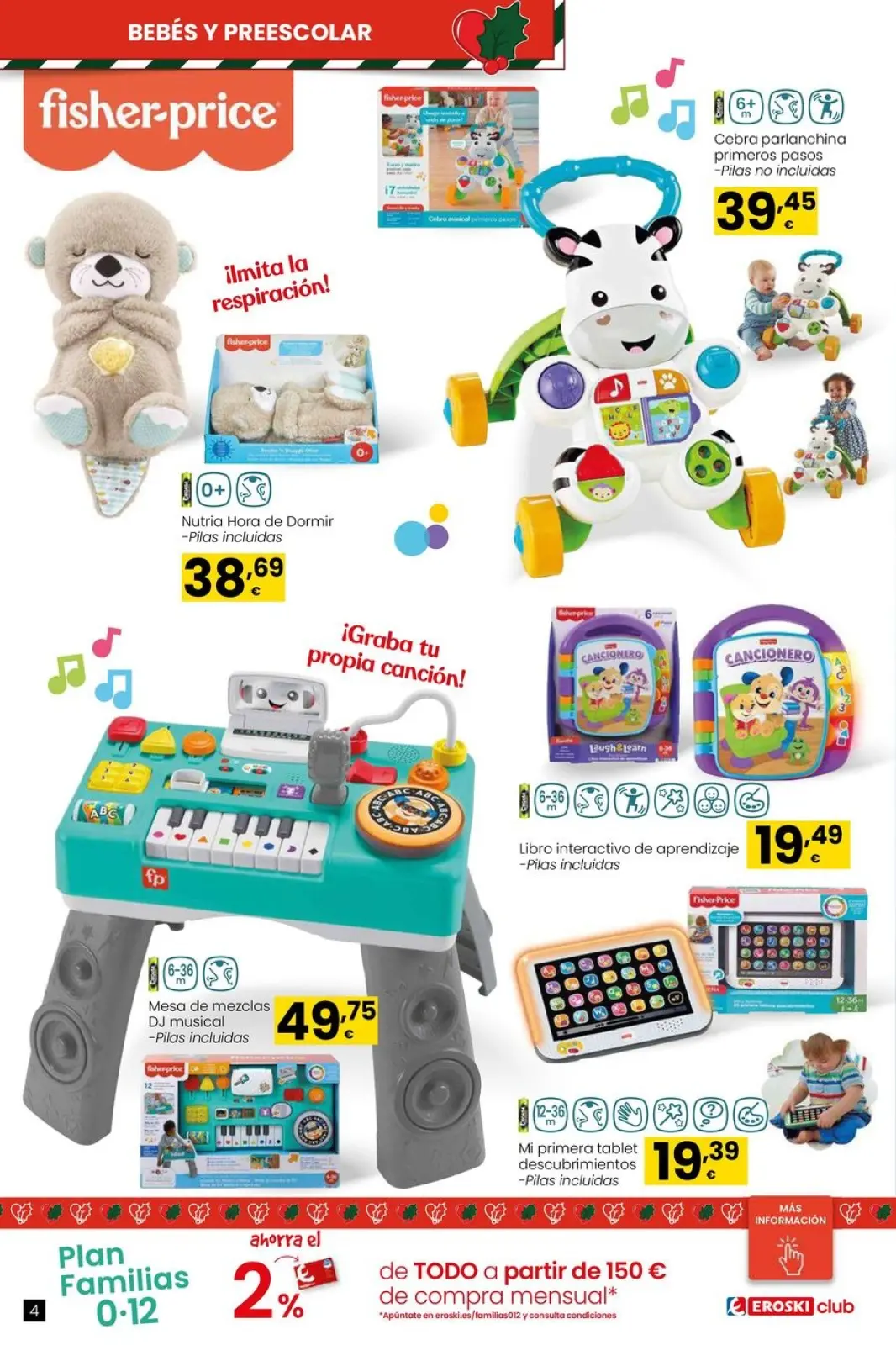 Page 4 dans Offres de jeux de Noël chez Eroski Espagne