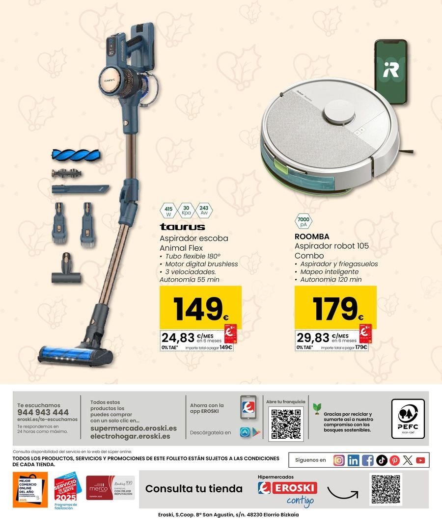 Ofertas de Eroski España de 2 diciembre a 9 enero 2026 Ofertas de electrónica