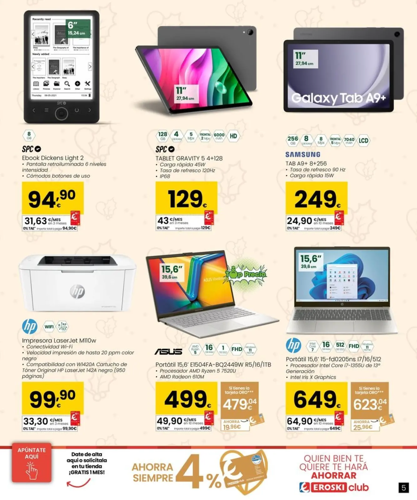 Page 13 dans Offres électroniques chez Eroski Espagne