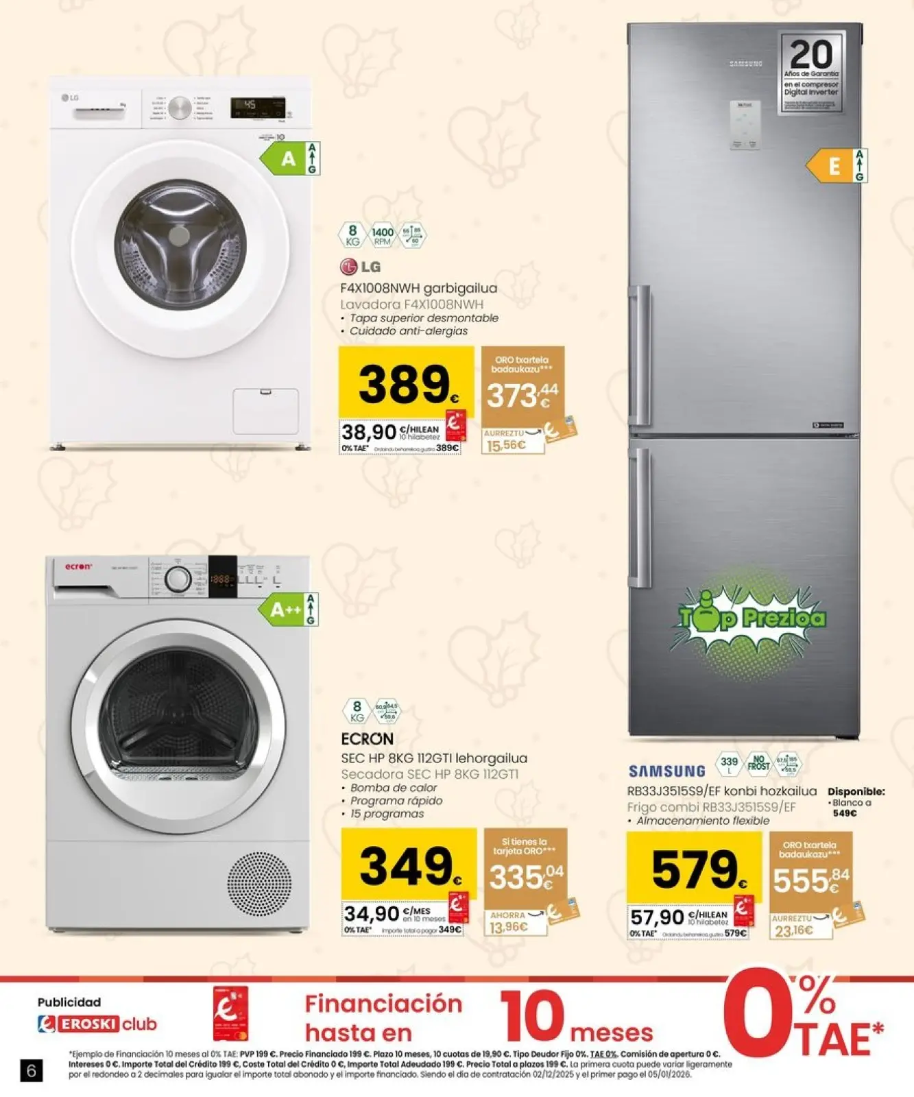 Page 6 dans Offres électroniques chez Eroski Espagne