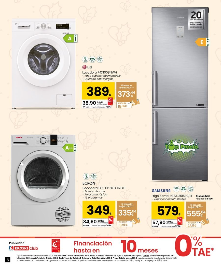 Ofertas de Eroski España de 2 diciembre a 9 enero 2026 Ofertas de electrónica