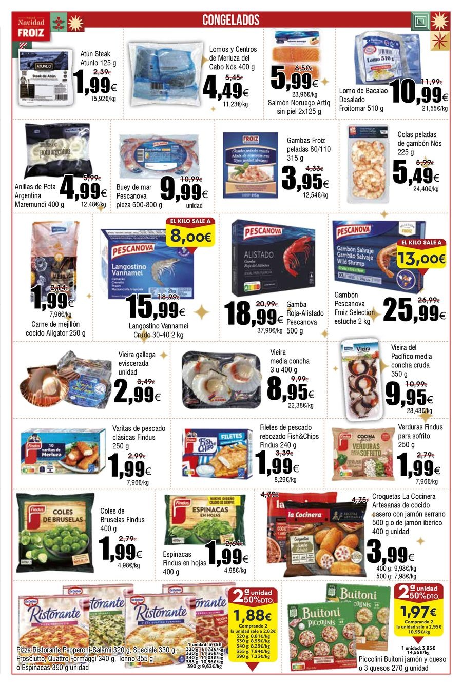 Offres Froiz Espagne de 11 à 17 décembre 2025 Brochure d'offres : La qualité... au meilleur prix !