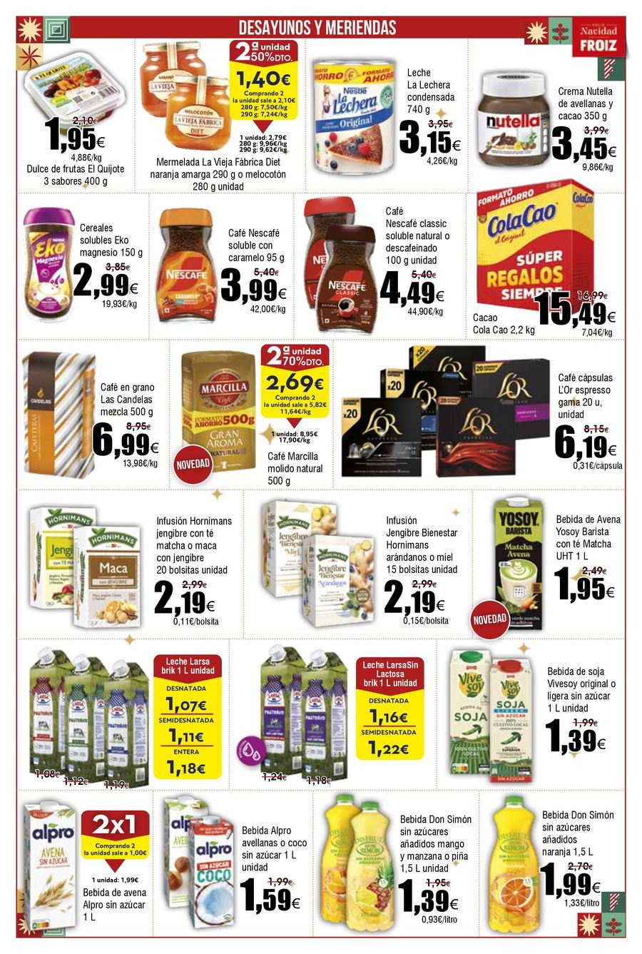 Offres Froiz Espagne de 11 à 17 décembre 2025 Brochure d'offres : La qualité... au meilleur prix !