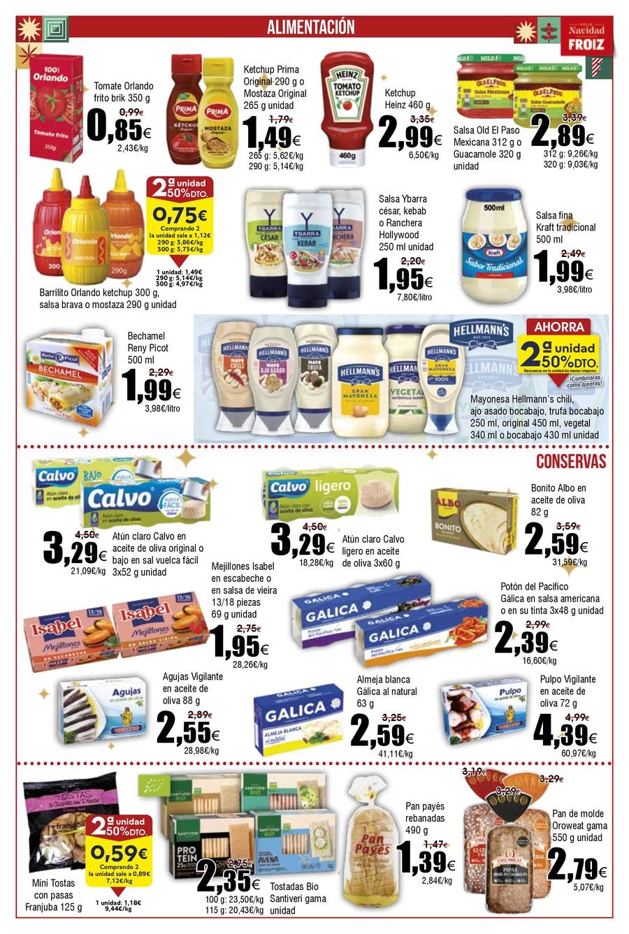 Offres Froiz Espagne de 11 à 17 décembre 2025 Brochure d'offres : La qualité... au meilleur prix !