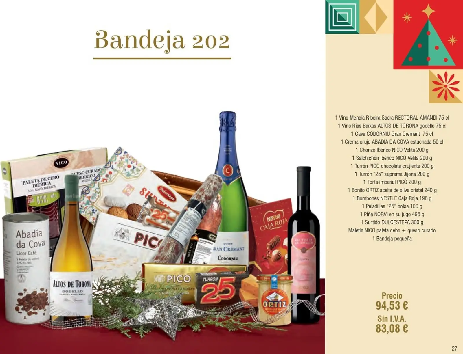 Page 27 dans offres de Noël chez Froiz Espagne