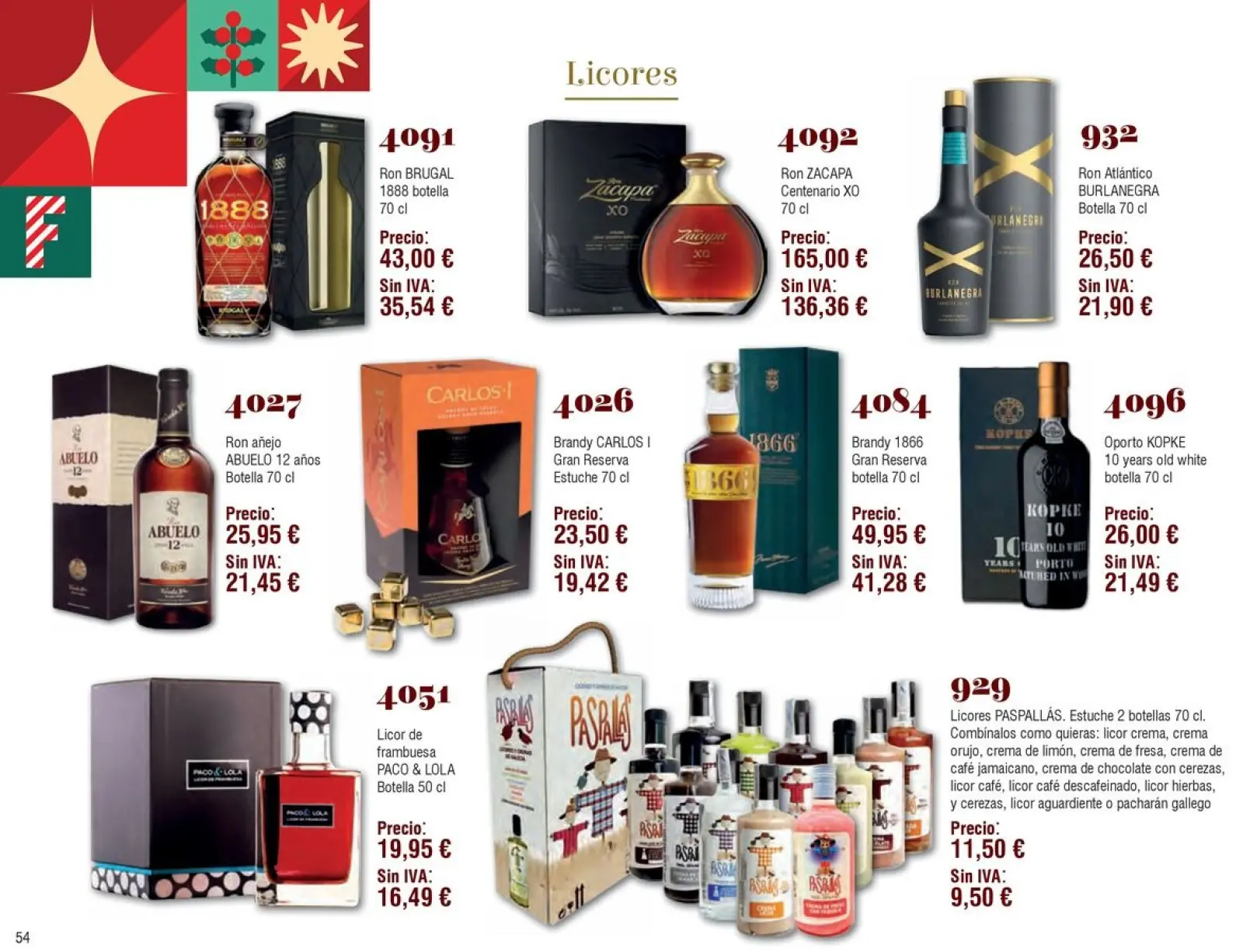 Page 52 dans offres de Noël chez Froiz Espagne