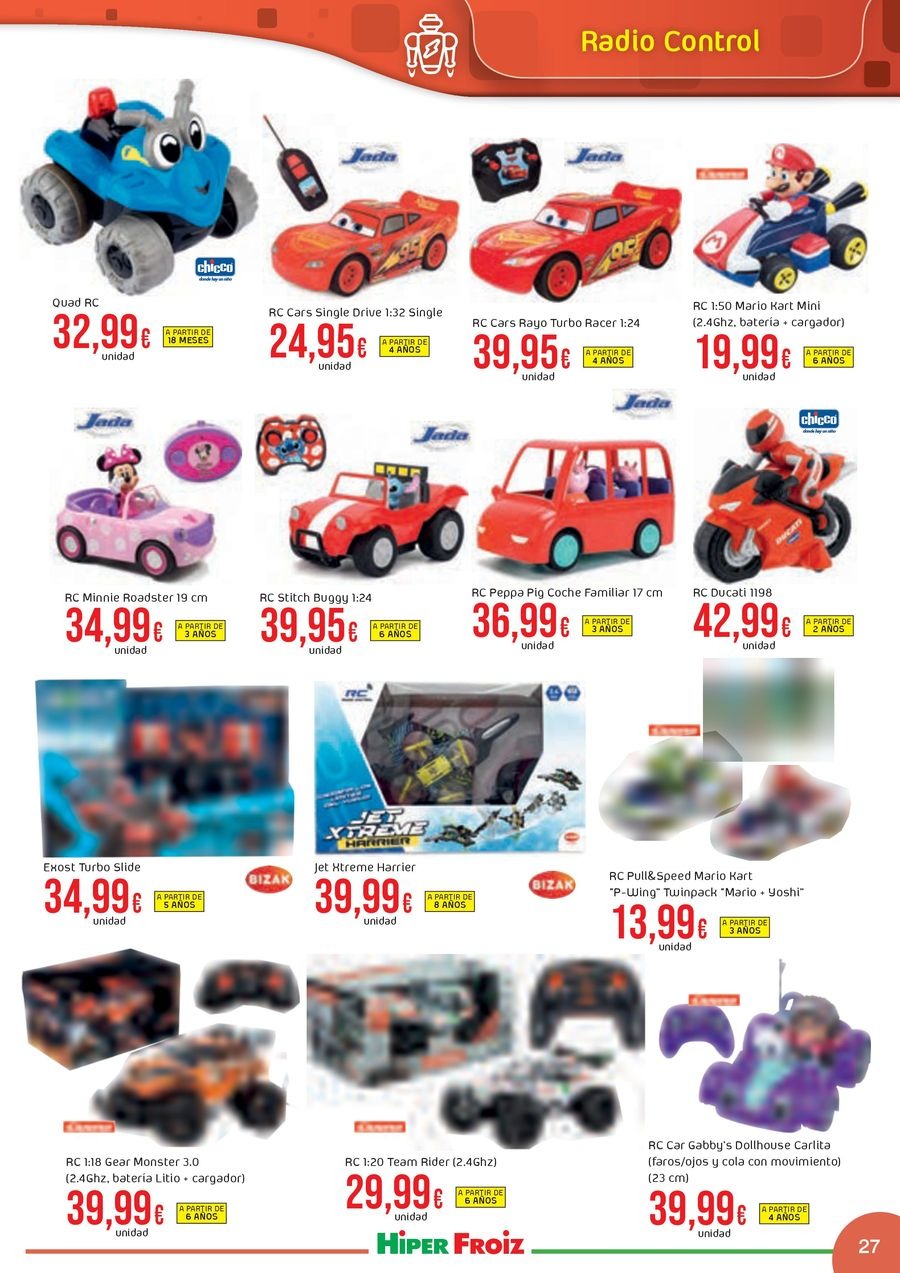 Ofertas de Froiz España de 22 noviembre a 5 enero 2026 Ofertas del folleto de juguetes