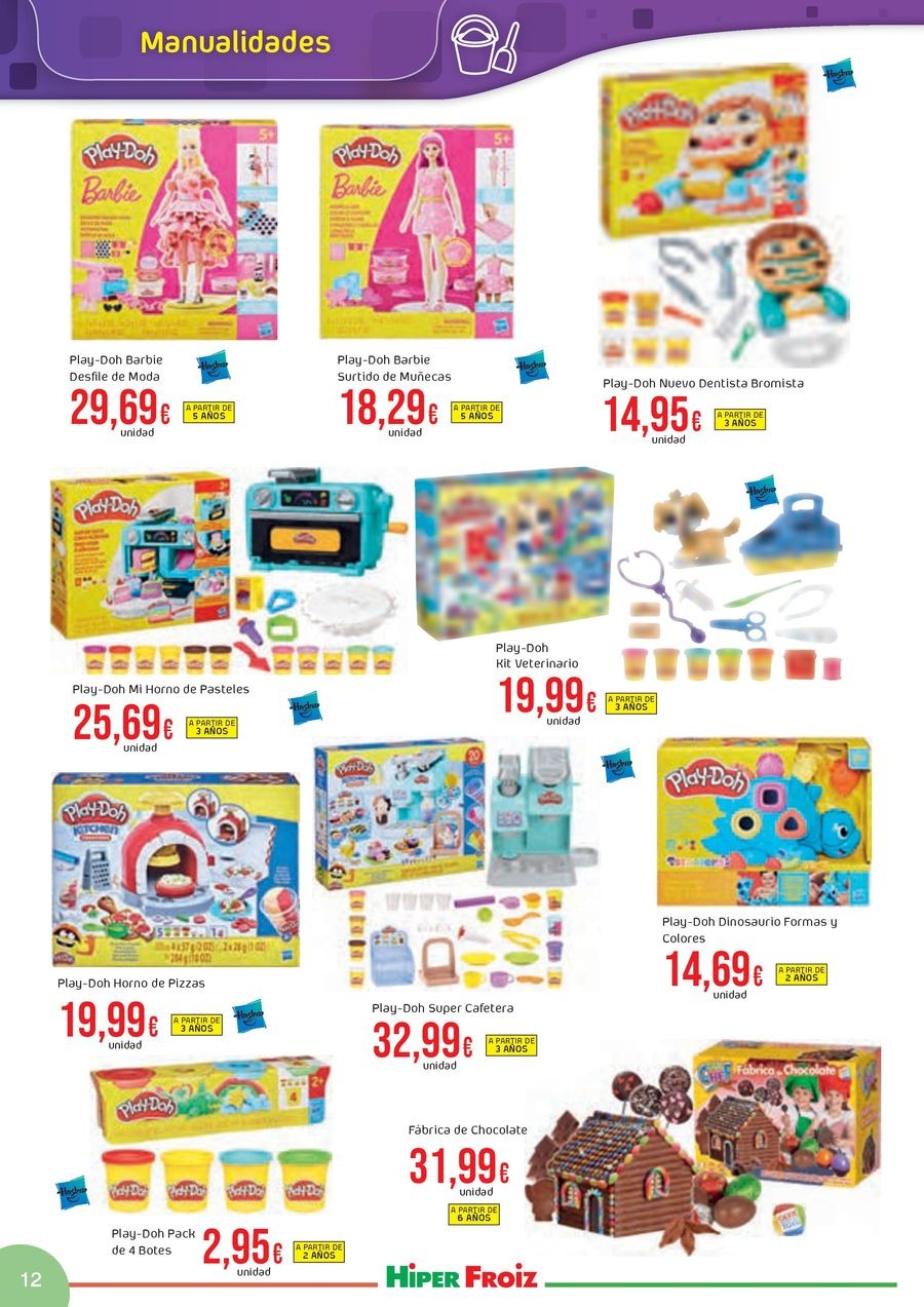 Ofertas de Froiz España de 22 noviembre a 5 enero 2026 Ofertas del folleto de juguetes